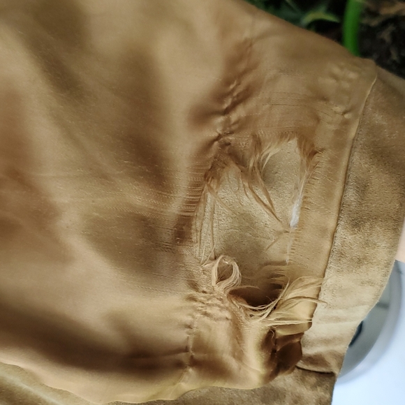 90's Style Real Suede Tan Jacket - Picture 4 of 9